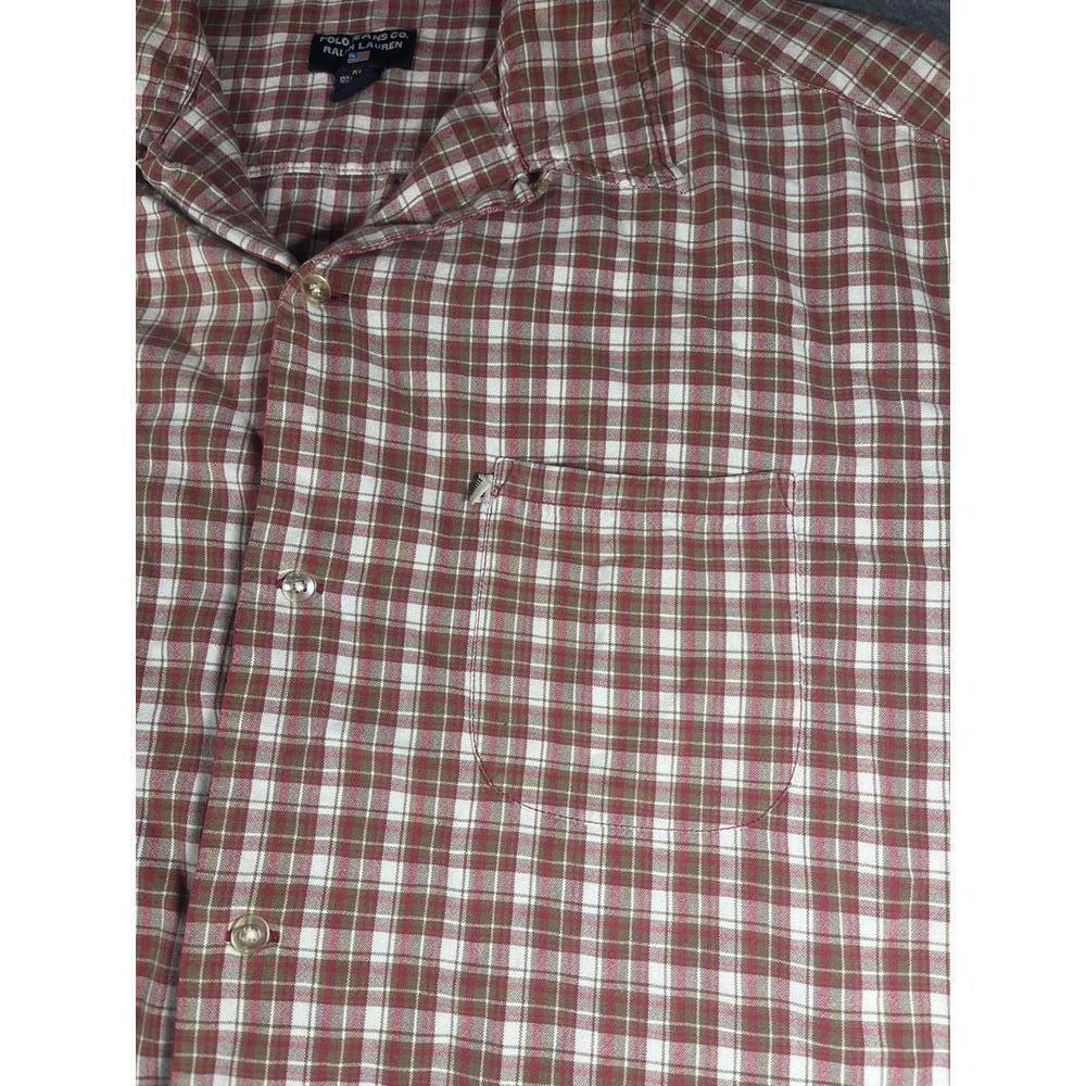Polo Jeans Co. Ralph Lauren Men's XL Casual Button-Up Shirt USA Polo Flannel - Picture 4 of 5